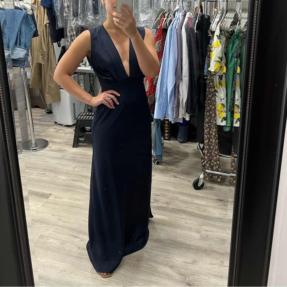 BHLDN Leila Satin Charmeuse Bridesmaid Dress (Tailored)